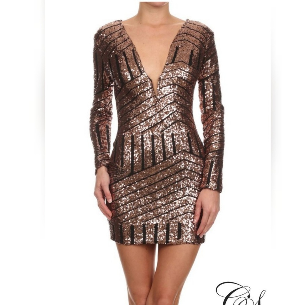 Roxanne Sequin Dress